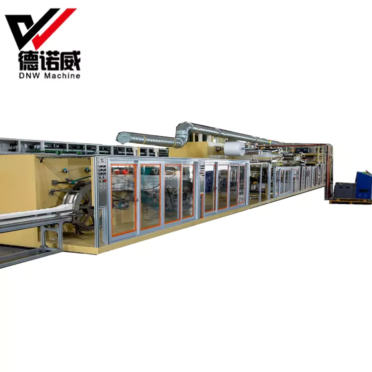 DNW 全伺服拋棄式底墊機，可實現高效處置 - DNW Machines